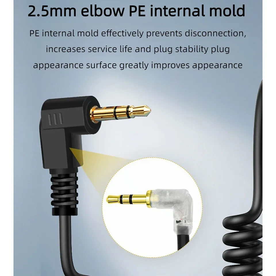 Соединительный кабель затвора 2 5 мм 5-C1 для Canon 550D 500D 450D 200D 100D 1300D 1200D 1100D M5 M6 G3X