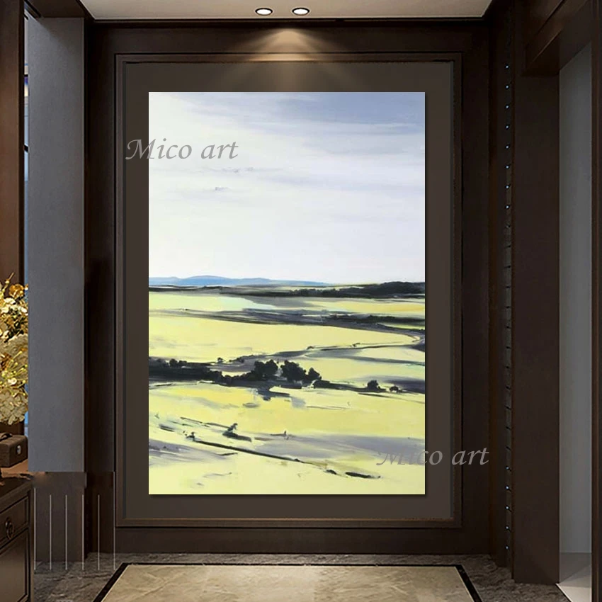 

Indian Village Paintings Canvas Wall Abstract Art Unframed Natural Pictures Showpieces Decor Modern Wall Picture For Bedroom
