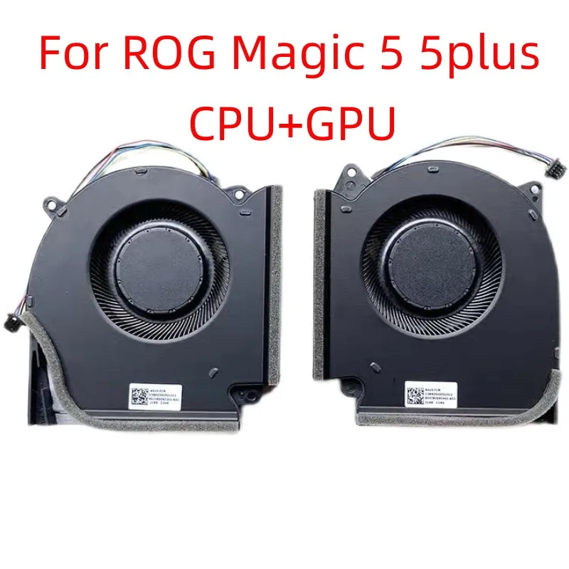 

For ROG Gun God 5 Magic Dominator 5 5plus New 2021 Magic Dominator 5R G513QY G533Q Notebook CPU GPU Cooling Fan