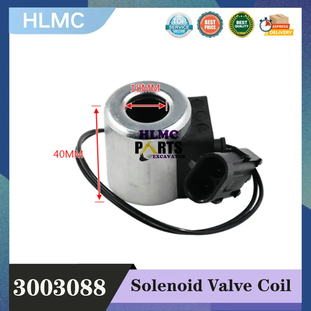 Фото Катушка электромагнитного клапана HVACSTAR 24 В 60099835-1 3003088 76074642 1850K LGP/LT N/H D150 DC150PS DC180.B №1