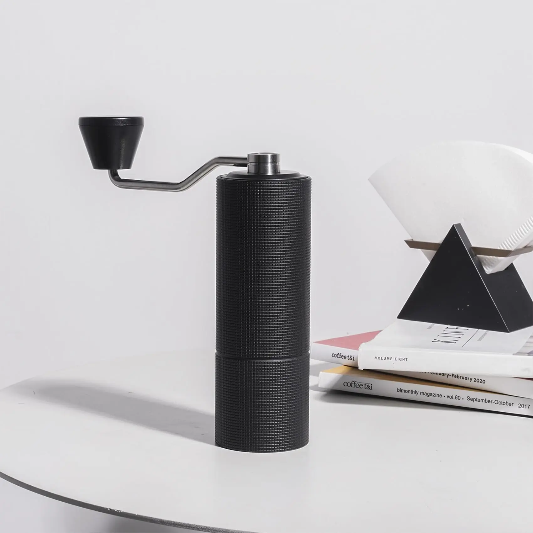 Ручная кофемолка с ЧПУ измельчитель ручкой двумя зернами