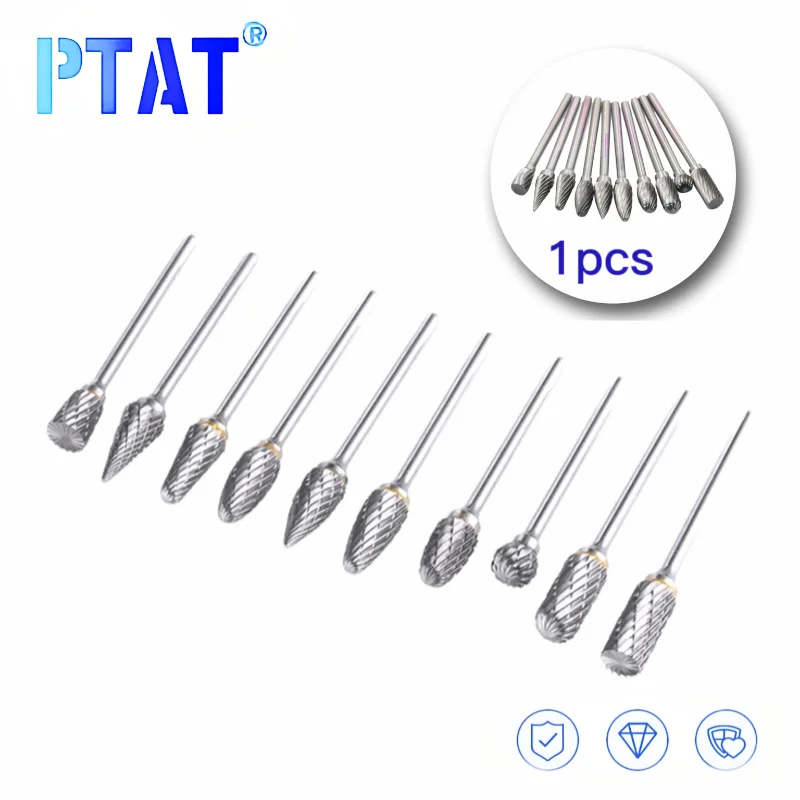 

1pc Tungsten Steel Carbide Bur Cutter Rotary Tool Burr Double Diamond Cut Rotary Dental Polishing Tools Accessories