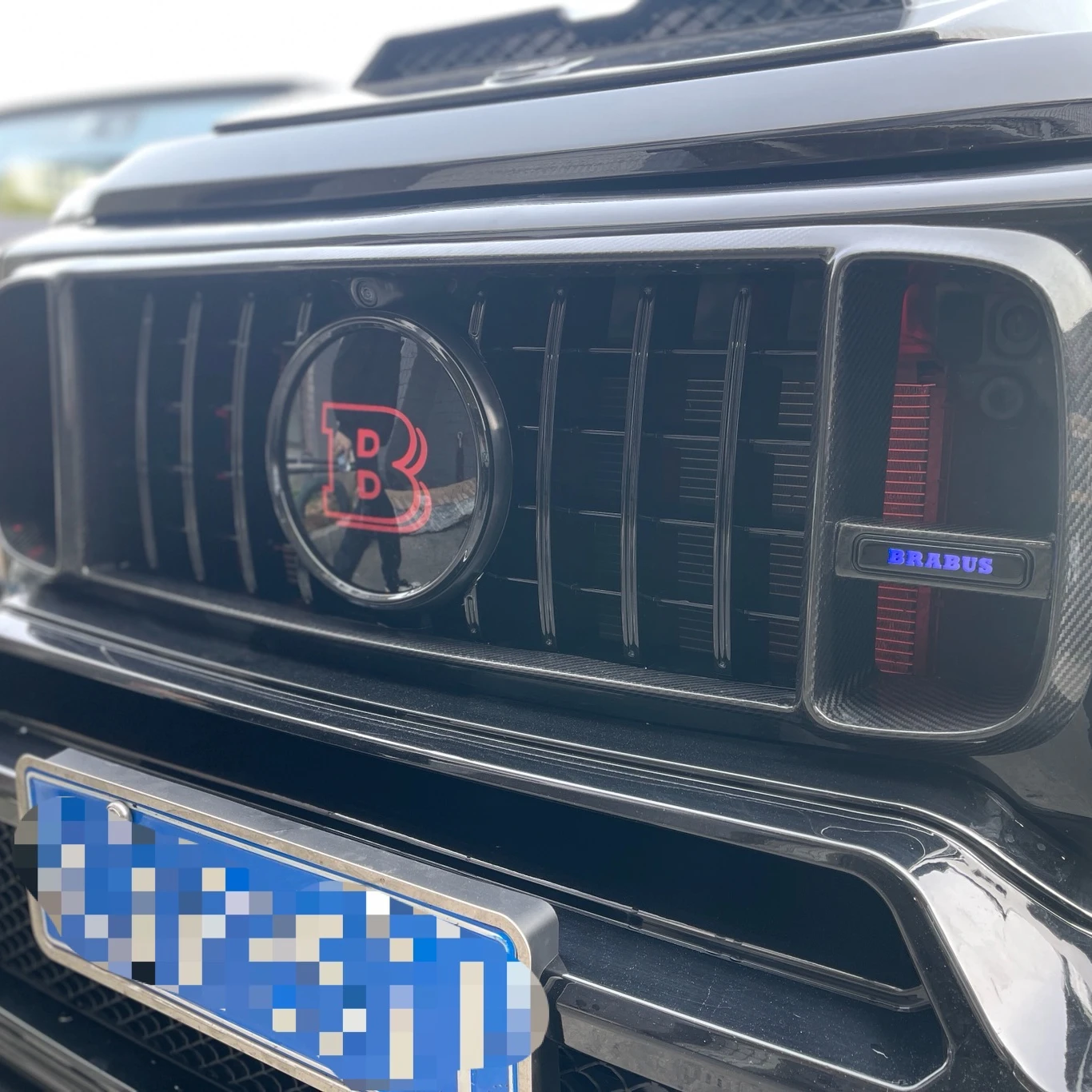 Передняя решетка 2022 года для формования отделка карбоновые внешние автозапчасти