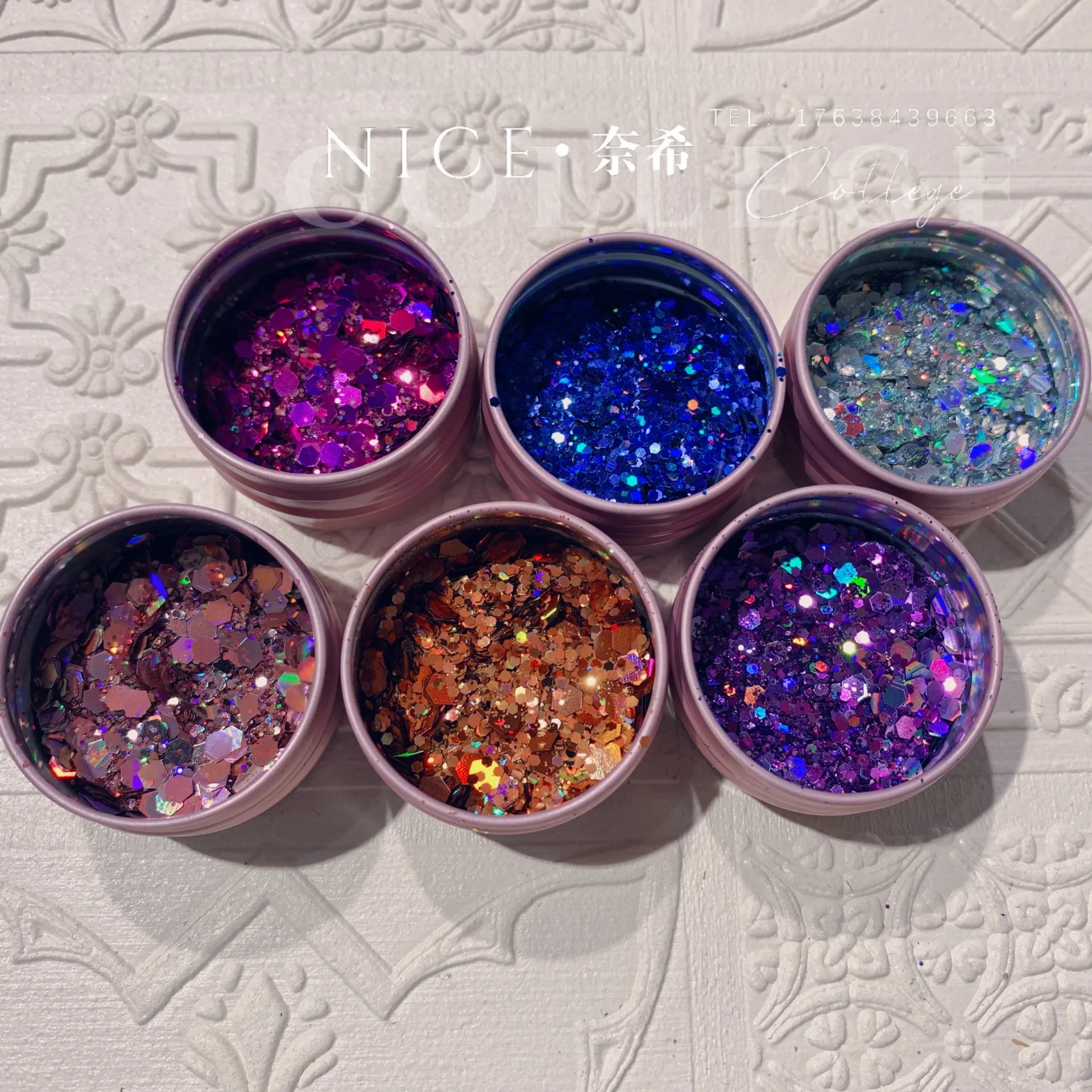 

Nail Art Glitter, Holographic Glitter Set, COSMETIC GLITTER, Tumblers, Lip Gloss, Eye Shadow, Nails, Solvent Resistant Glitter