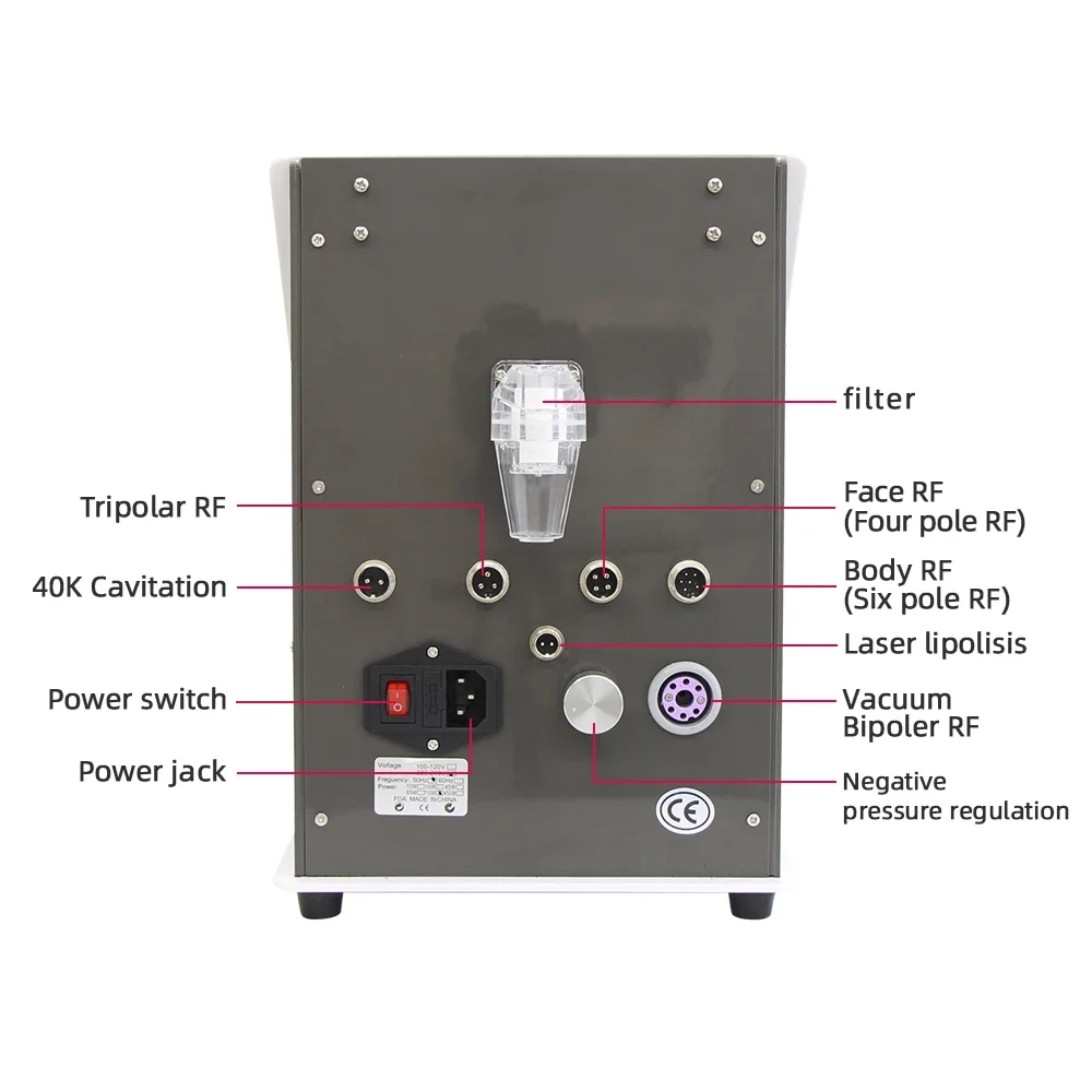 Ультразвуковой кавитационный аппарат AOKO 6 в 1 устройство для подтяжки лица против