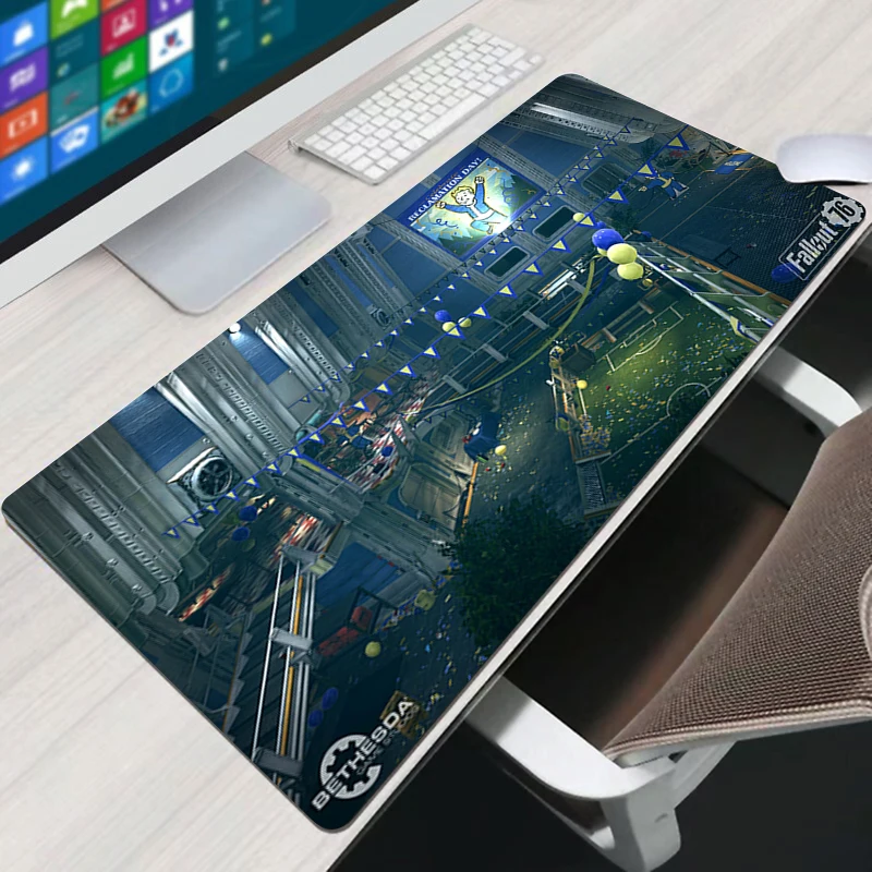 

Mouse Gaming F-Fallout 4 Large Pad Pc Accessories Xxl Pads Keyboard Mats Gamer Desk Mat Mause Mousepad Protector Mice Keyboards