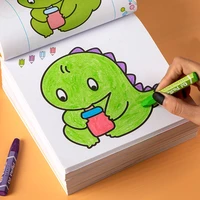 2022 new childrens painting book painting book toddler coloring learning painting book 2 6 year old baby coloring book