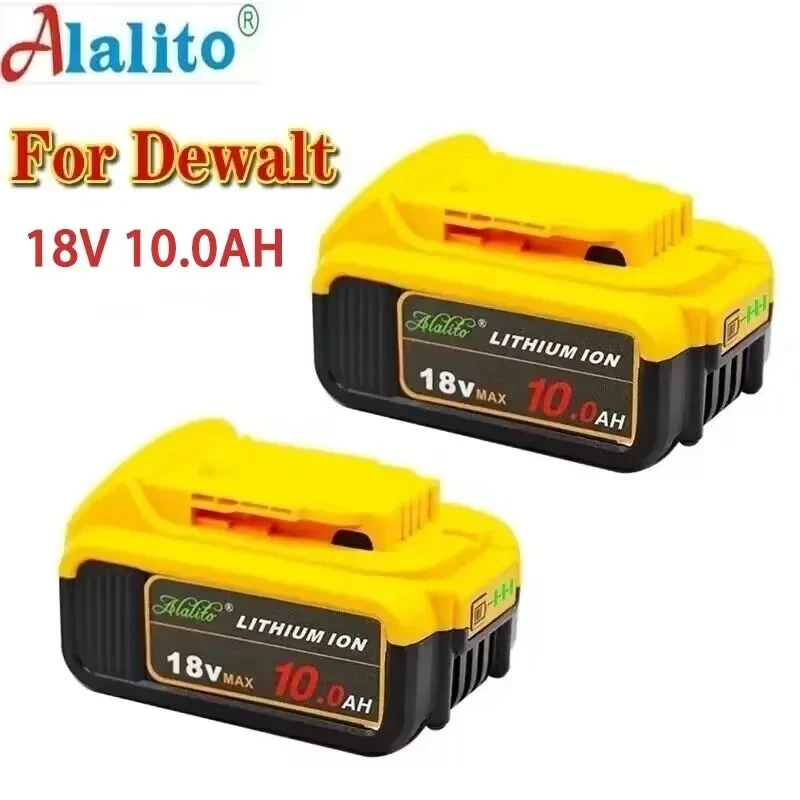 

18 в 10 Ач для Dewalt, аккумулятор для электроинструмента для Dewalt DCB180 DCB181 DCB182 DCB201 DCB201-2 DCB200 DCB200-2