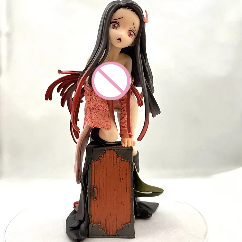

GK Demon Slayer Figure Kamado Nezuko Japanese Anime Blade of Demon Destruction PVC Action Figure Toy Collection Model Doll 20CM