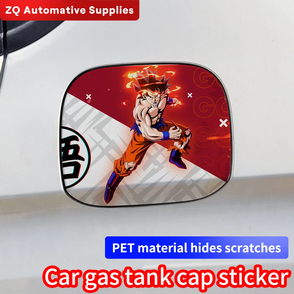 Автомобильные водостойкие солнцезащитные наклейки с рисунком Аниме Сон Гоку