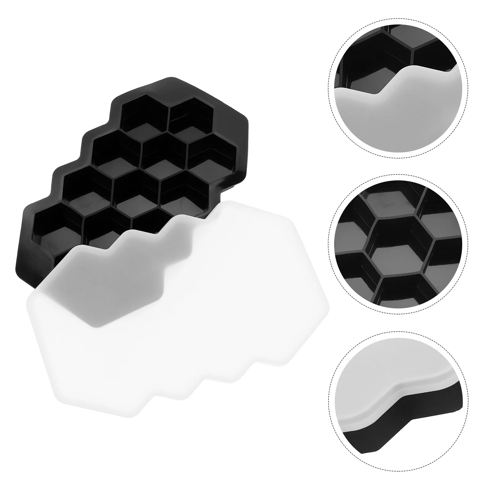

Creative Honeycomb Designed Ice Cube Making Mold Ice Cube Maker Tray with Lid