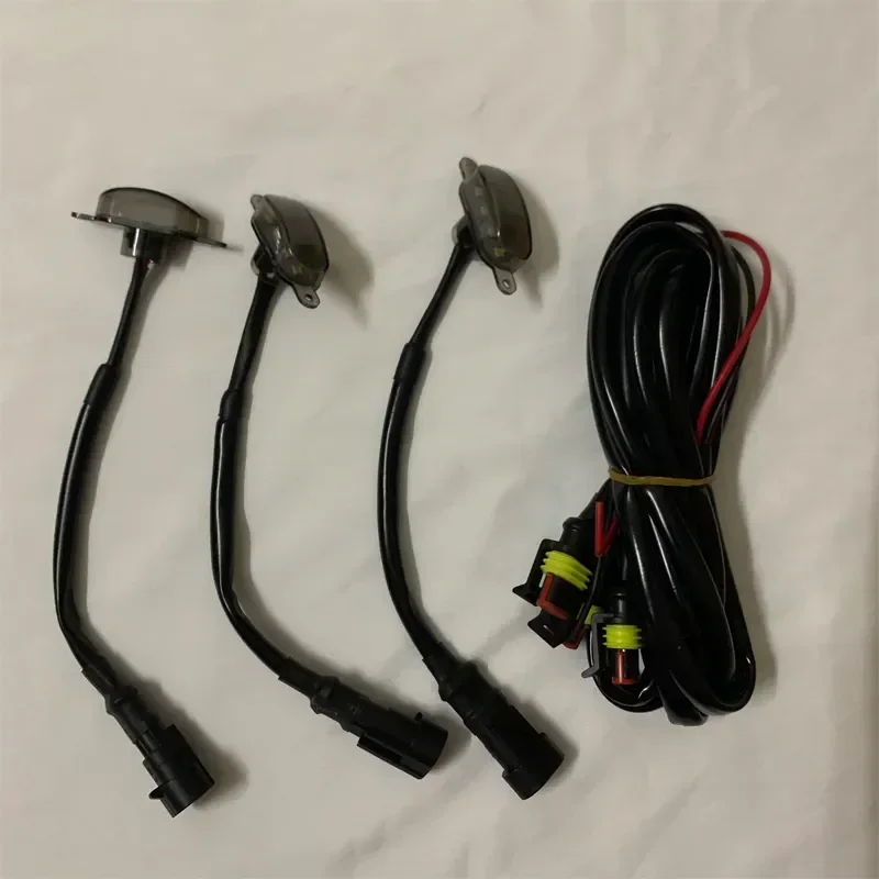 Комплект модификации гоночного гриля с белыми янтарными светодиодными фонарями