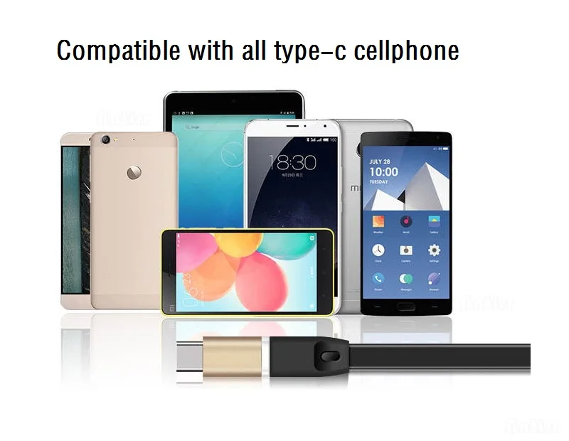 Цветной Переходник USB Type-C папа на Micro мама адаптер для OnePlus 2 HTC 10 Lumia 950 | Мобильные