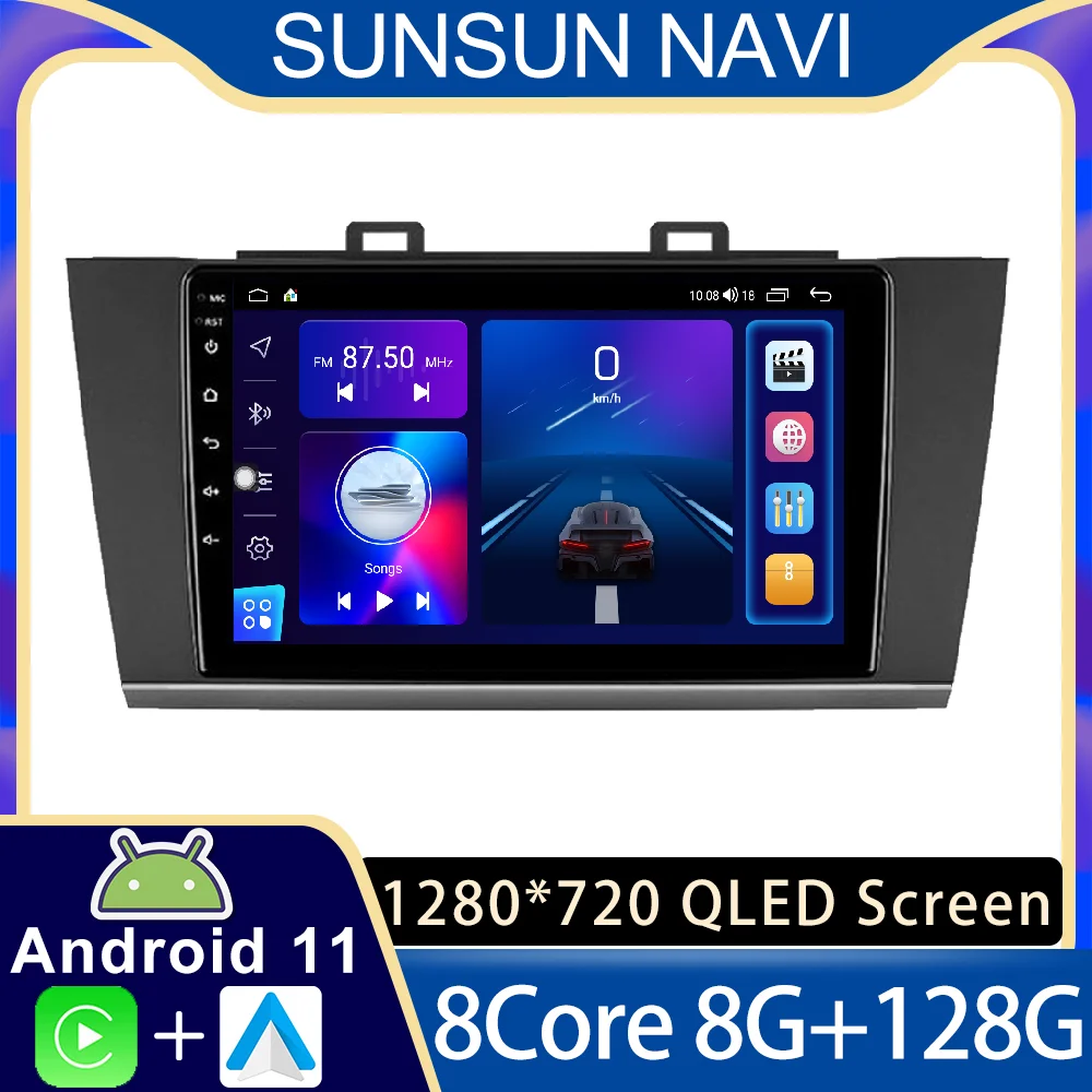 

Android 11 для Subaru Outback Legacy 2015-2018, автомобильное радио, стерео, мультимедийный видеоплеер, навигация, GPS, беспроводной Carplay