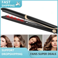 home curling iron negative ion hair straightener straight roll two in one hair tool straightener hair salon styling tool