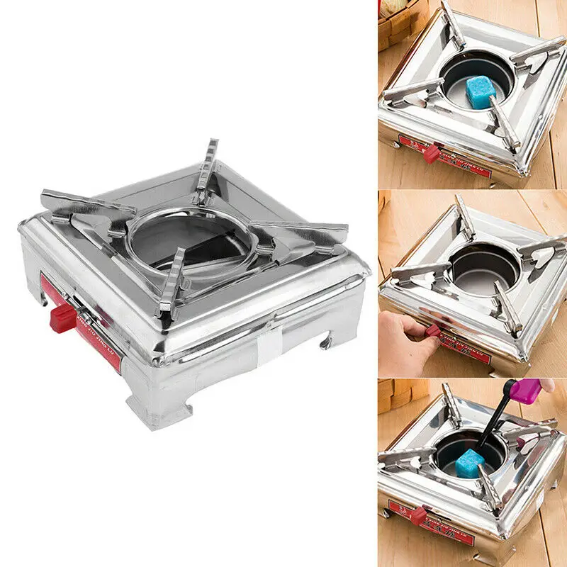 Спиртовая горелка из нержавеющей стали для кемпинга твердая жидкая спиртовая