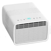 mini air conditioner portable air conditioner desktop air conditioning summer cooler white and black light sound portable home