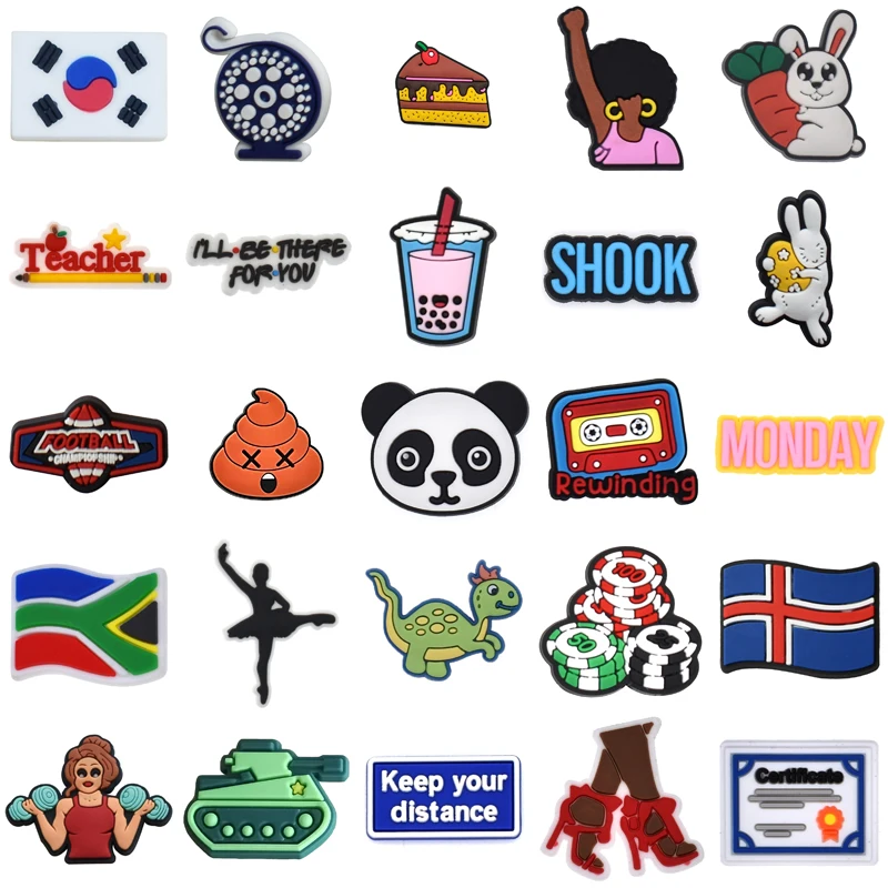 

Дизайнерские украшения для обуви, рождественские подарки, новые летние женские подвески для крокса, аксессуары для обуви, булавки для джинсов