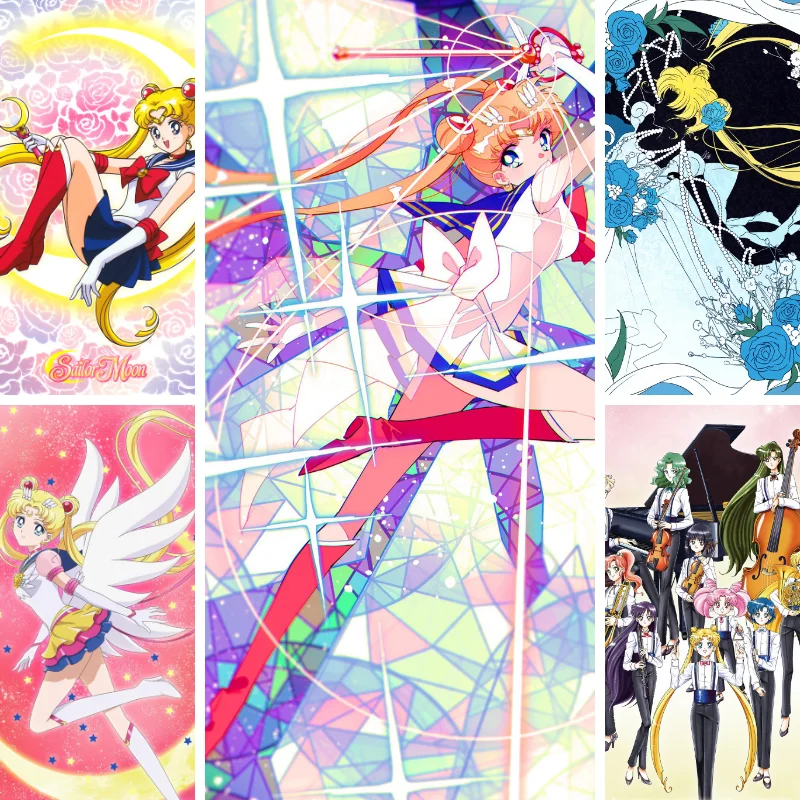 

Sailor Moon 5D Diamond Painting Anime Girls DIY Mosaic Small Lady Home Decor Picture Gift Cartoon Retro Style Serenity Novelties