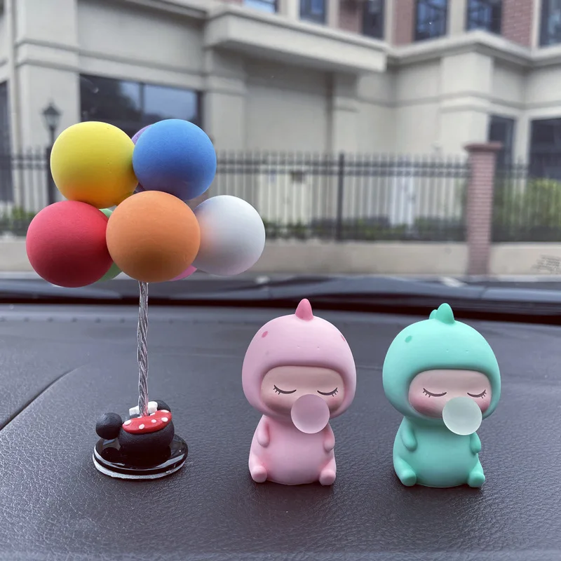 

Car Bubble Bobble Ornament Auto Cute Dinosaur Decoration Ornament Small Doll Doll Creative Hand-made Car Interior Accessories