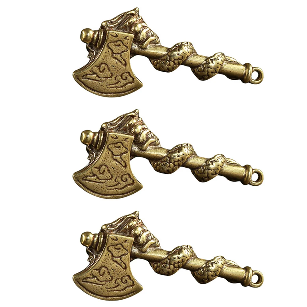 

Charms Pendant Pendants Jewelry Brass Keychain Amulet Chinese Auspicious Antiquebronze Pendent Charm Keychains Necklace Chain