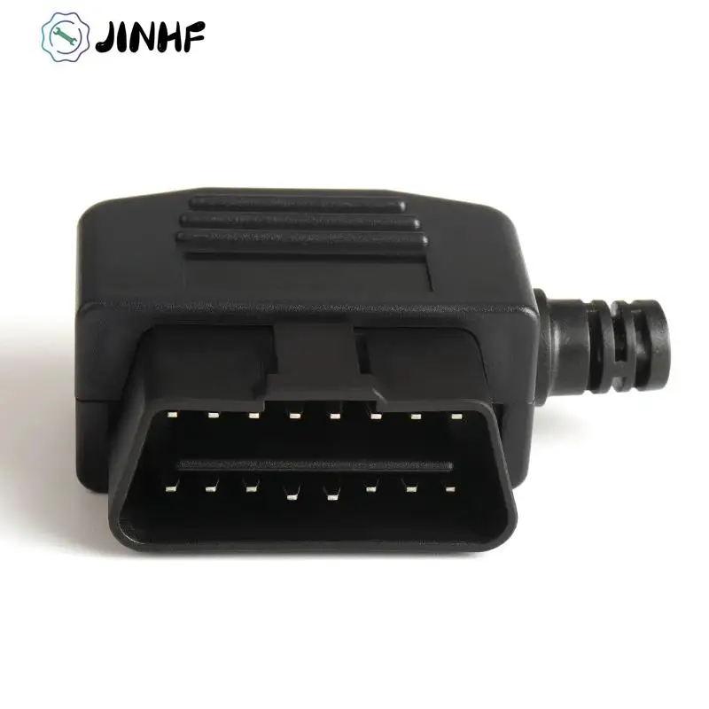 

16-контактный OBD2 GPS диагностический разъем, Штекерный адаптер, корпус гнезда и комплект винтов, Штекерный автомобильный разъем, кабель, провод