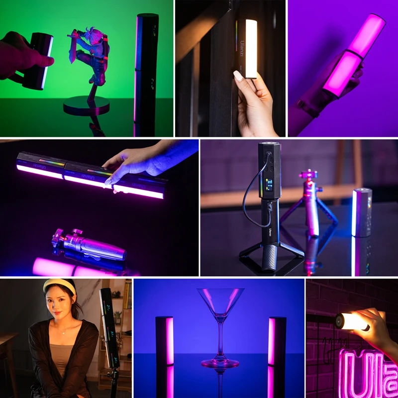 Компактный Магнитный RGB-светильник Ulanzi i-Light портативный светильник заливающего