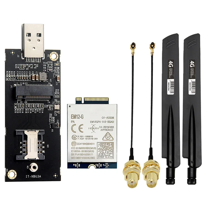Фото Модуль Quectel EM12-G EM12 LTE-A Cat12 B1/B2/B3/B4/B5/B7/B8/B9/B12/B13/B14/B17/B18/B19/B20/B21B25/B26/B28/B29/B30/B32/B66 №5