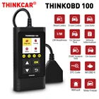 THINKCAR THINKOBD 100 все OBD2 бессрочный DTC поиск VIN сброс данных в реальном времени функциональсветильник льный сканер диагностический инструмент