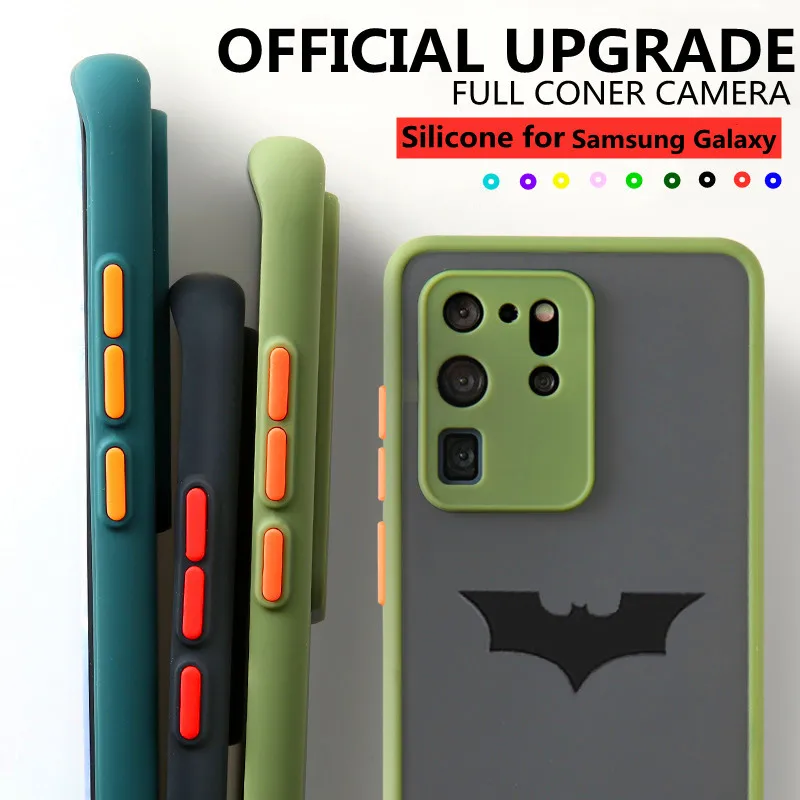 

3D Fashion Matte Silicone Case For Samsung Galaxy J4 J6 PIus 2018 A50 A30 A20 A70 S A10 A20S A10S A11 A21 A21S A31 A51 A71 Cover