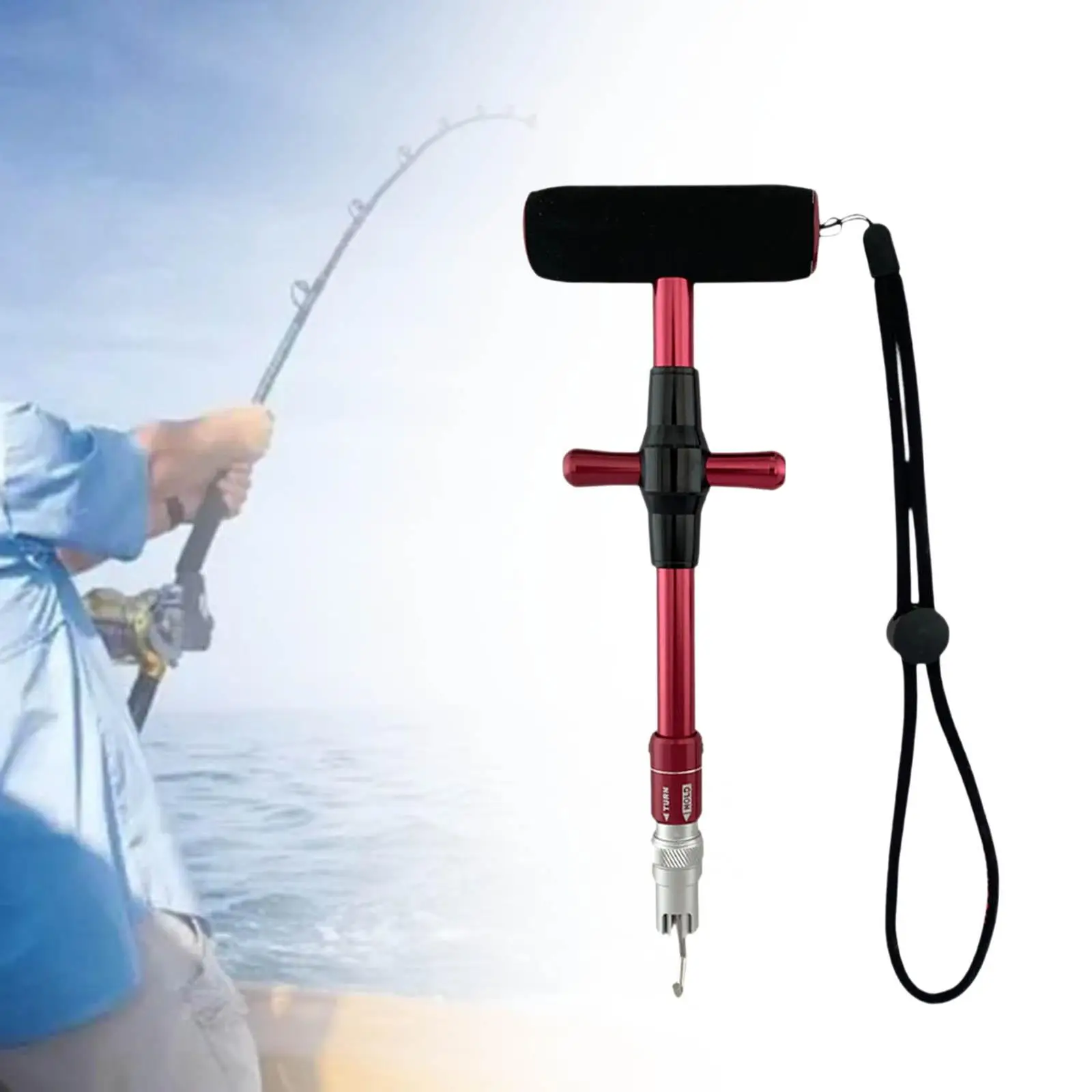 Устройство для удаления рыболовных крючков подвесной ремень портативное