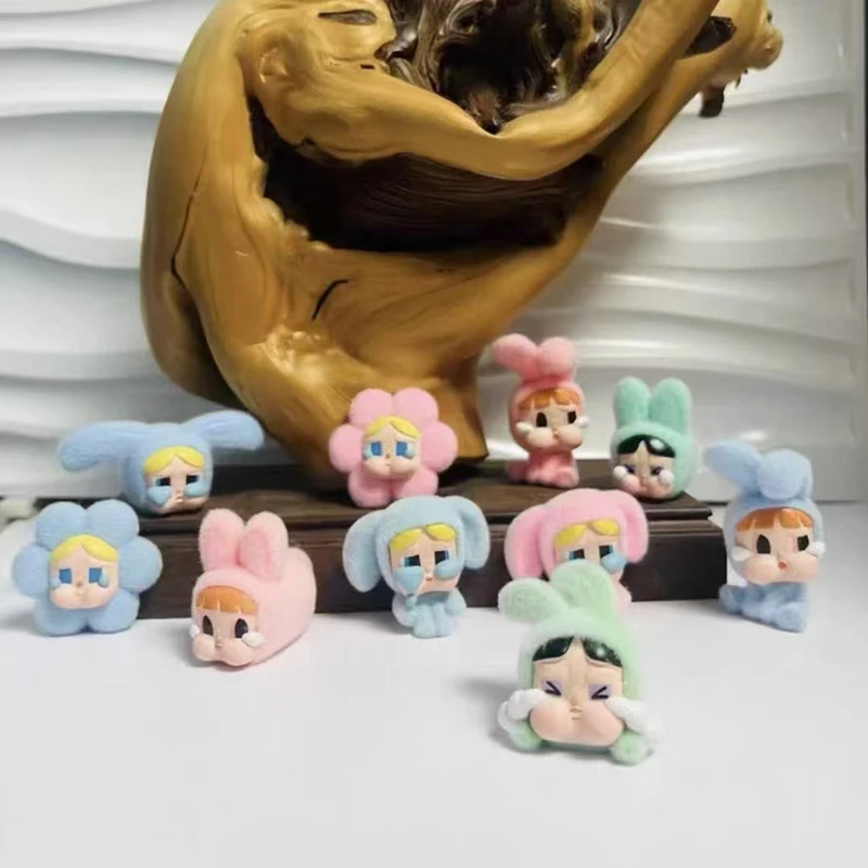 Новый мини-виниловый кулон Labubu украшение флокированная кукла милый периметр