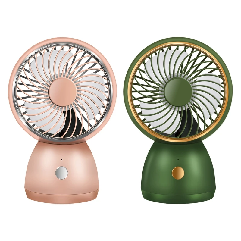 

1200 мАч летний портативный вентилятор охлаждения USB Настольный вентилятор мини воздушный кулер 3 скорости K5DB