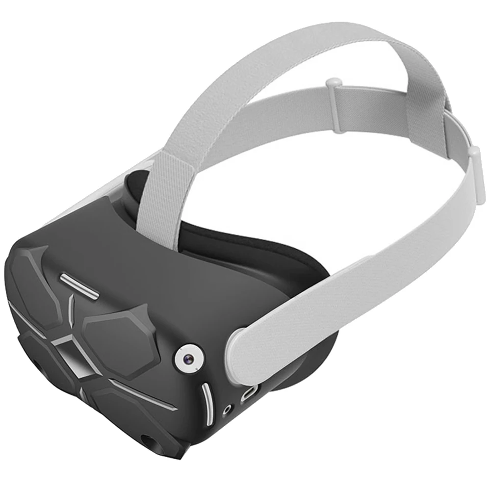 

Силиконовый защитный чехол для Oculus Quest 2, чехол для гарнитуры виртуальной реальности с защитой от царапин для Oculus Quest 2, аксессуары виртуальной реальности