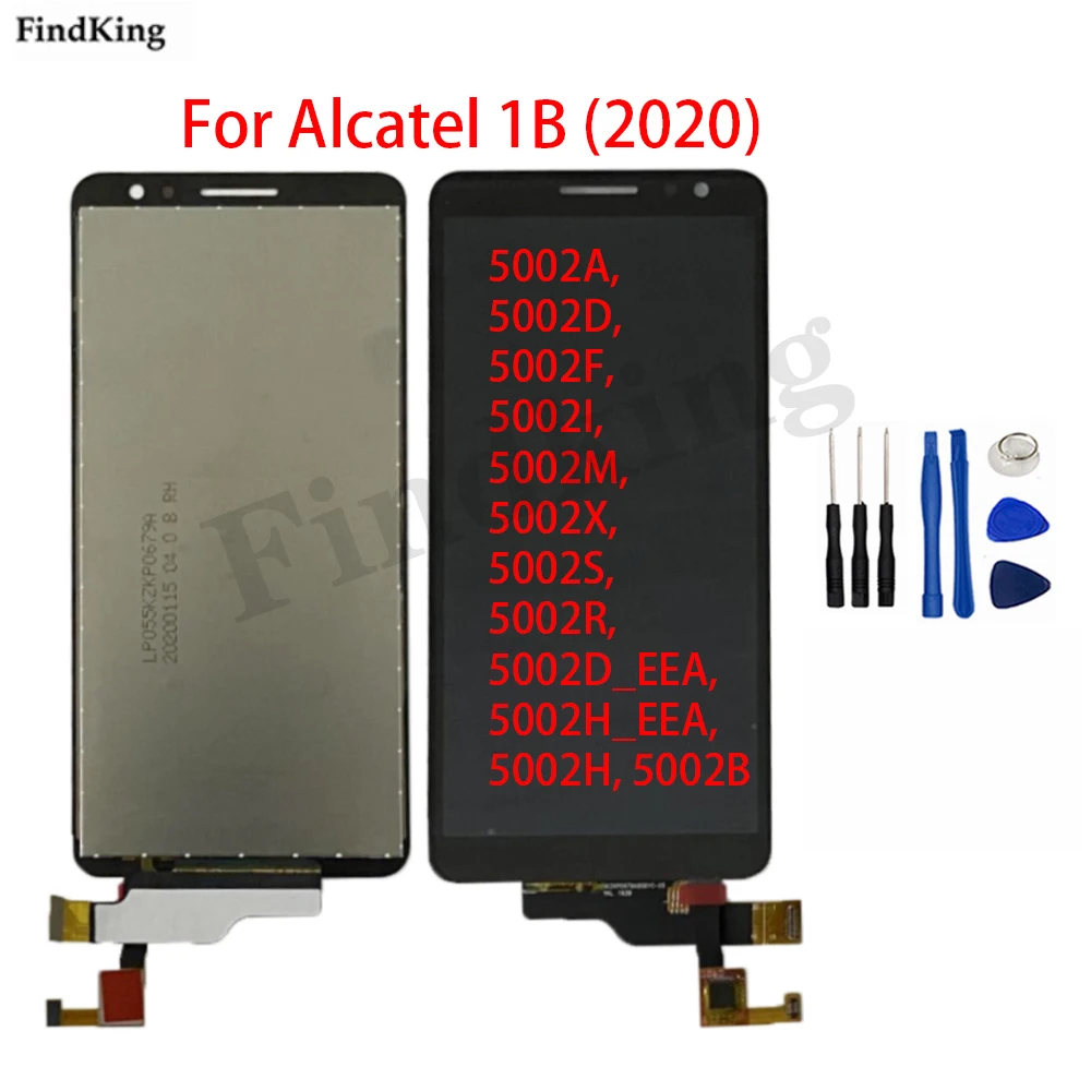 ЖК-дисплей 5,5 дюйма для Alcatel 1B 2020 5002, сменный сенсорный экран в сборе для Alcatel 1B 5002D 5002x5002H 5002A OT5002