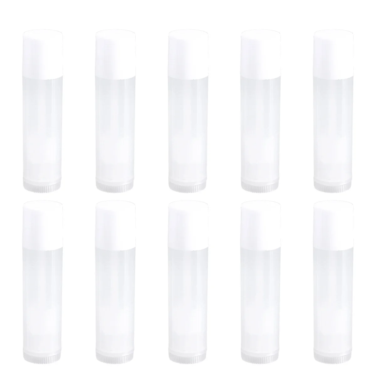 

50 Pcs Lipstick Container Tubes Containers Lids Lipstick Tube Holder Chapstick Containers Bulk Empty Lip Gloss Tubes