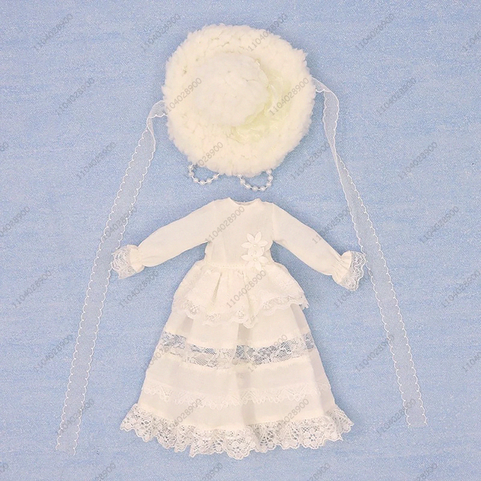 ICY DBS Blyth Кукольная одежда Белое кружевное платье