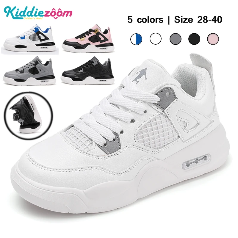 Sport Shoes For Boy Girl 5-18y Children Lace-up Flats Shoes 