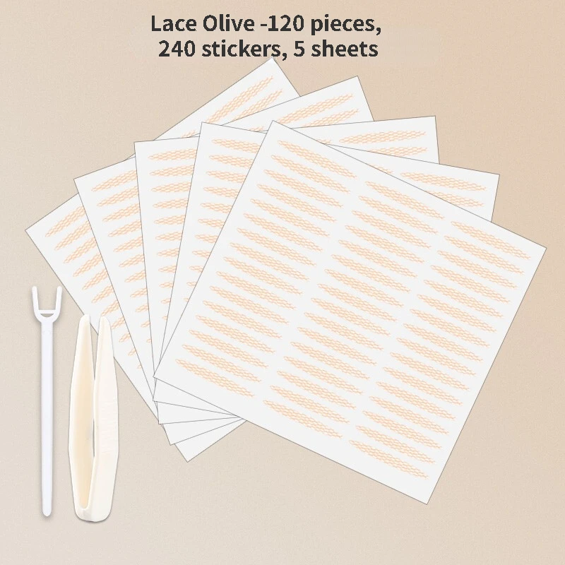 5/10 листов прозрачная Невидимая клейкая лента для век с сетчатым кружевом