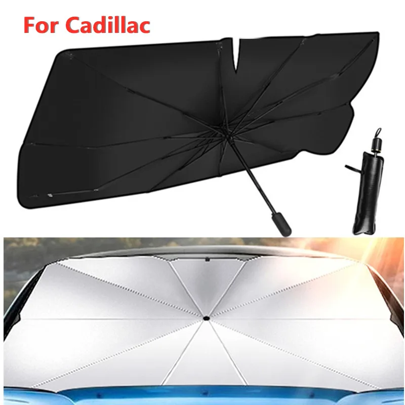 

Car Windshield Sunshade Umbrella for Cadillac Escalade Cts Ats Srx Sts XT5 XT4 XT6 xts CT4 CT5 CT6 Bls 2023 2022 2021 2020 2019