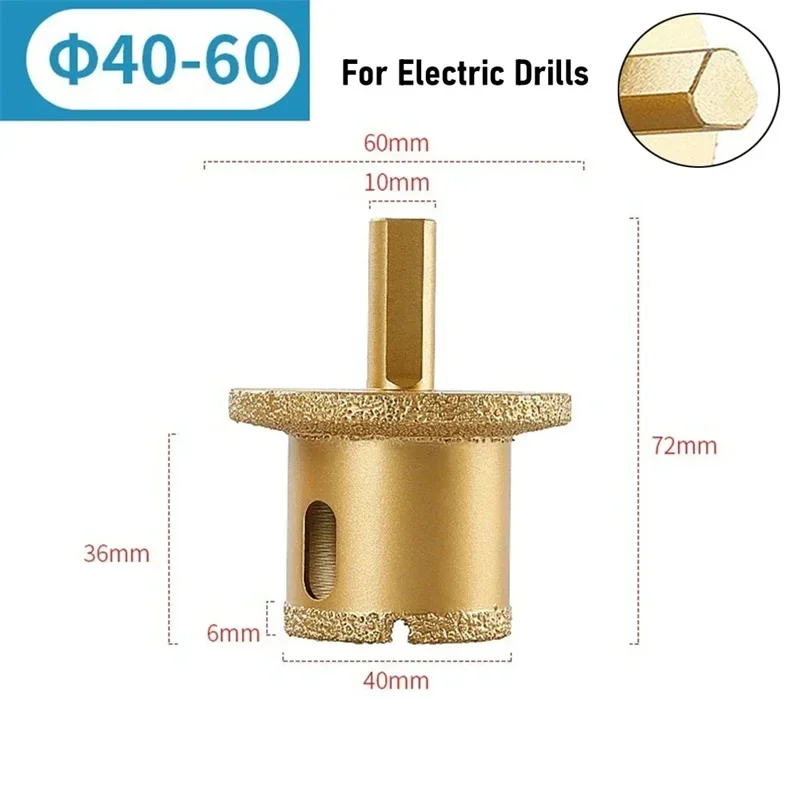 1 шт. шлифовальная машина для открывания отверстий сверло паяное алмазное пила