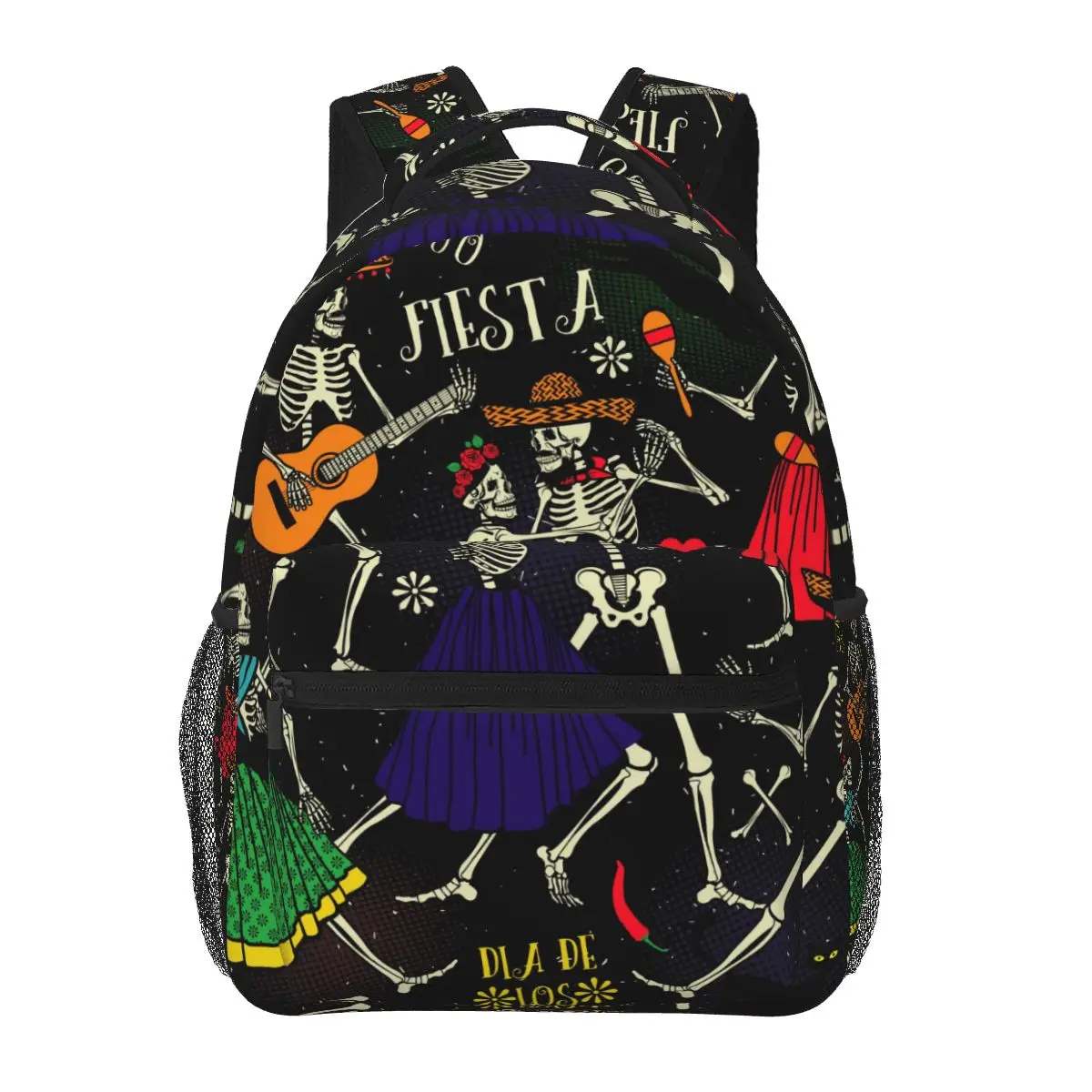 

Men Woman Backpack Day Of The Dead The Skeleton Dance Schoolbag for Female Male 2023 Fashion Bag Student Bookpack