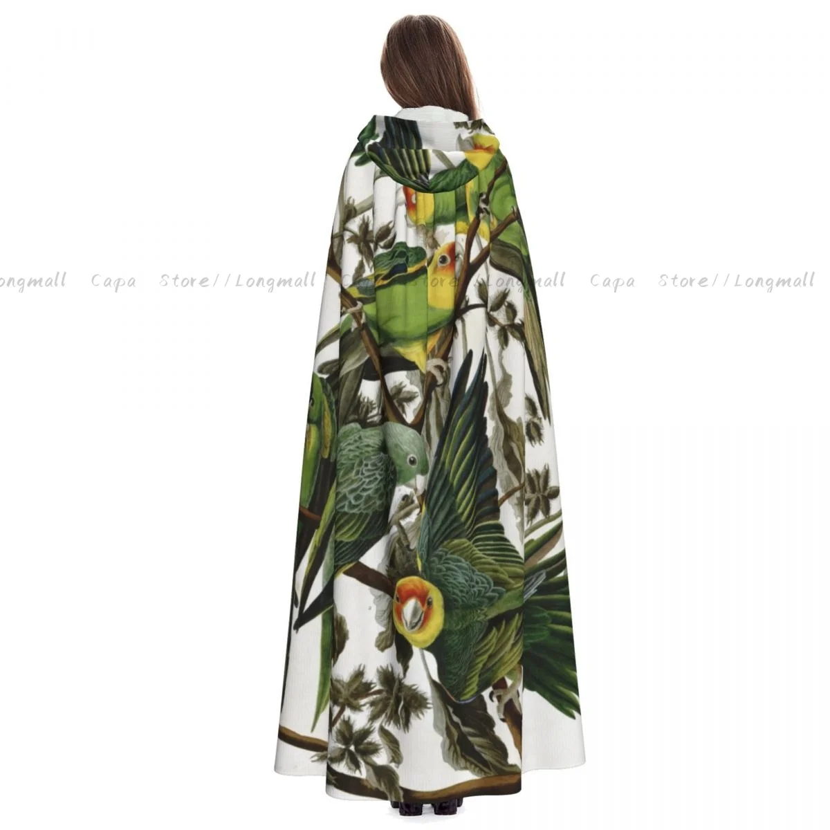 Взрослый женский халат с капюшоном Каролина накидка на Хэллоуин длинный косплей