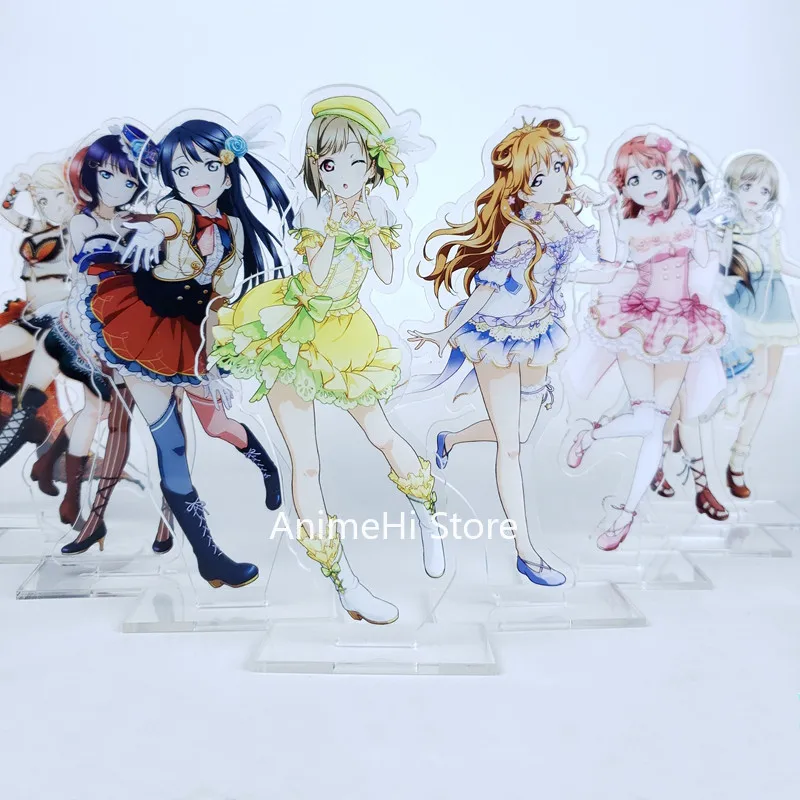 

Anime Love Live! Nijigasaki High School Idol Club Figure Standing Doll LoveLive Acrylic Stand Model Plate Cosplay Toy for Gift