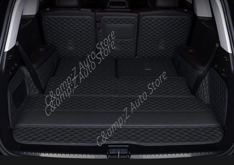 

Коврики в багажник автомобиля для Mercedes-Benz GLS GLS450 X167 2020 ~ 2026 7SEAT, ширина автомобиля 2030 мм, кожаные чехлы для багажника, подкладка, автоаксессуары