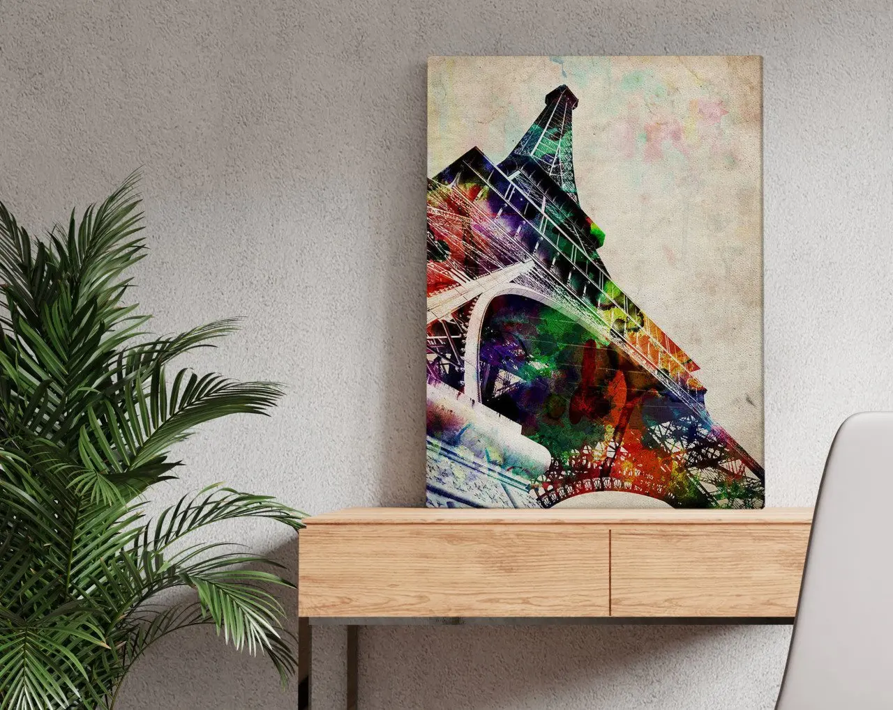 

Холщовый стол BK Home с изображением Эйфелевой башни, 50x70 см-1