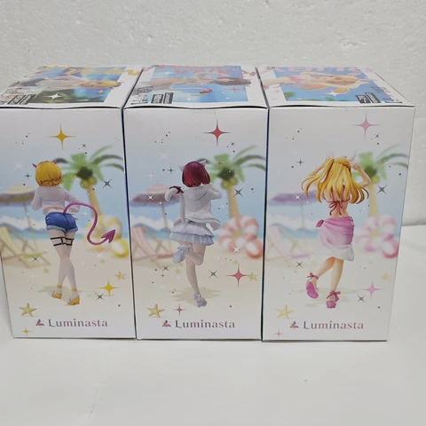 Фигурки SEGA Luminasta Oshi no Ko Ruby Hoshino & MEM & Arima Kana Beach Ver.