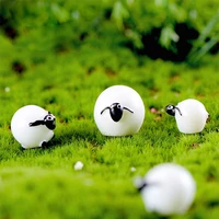 takara tomy lamb shaun moss micro landscape ornaments resin crafts sheep lamb diy childrens decorative landscaping materials