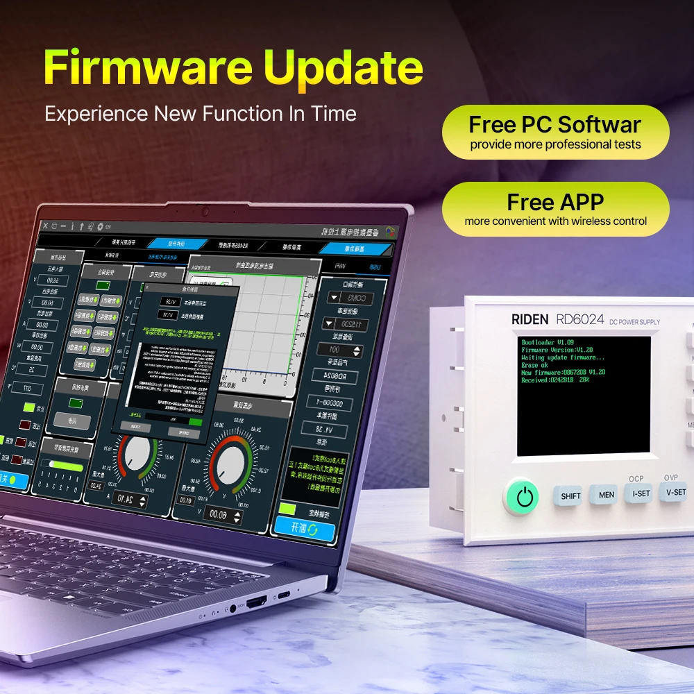 RD RD6024 RD6024W Профессиональный понижающий преобразователь USB WiFi 60 В 24 А постоянного