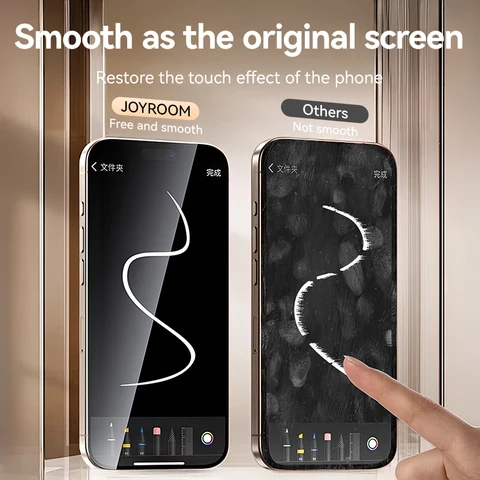 Joyroom 1/2/3 шт. HD стекло для iPhone 16 15 14 13 12 Pro Max Защитная пленка для экрана Полноэкранная защита закаленного стекла для iPhone
